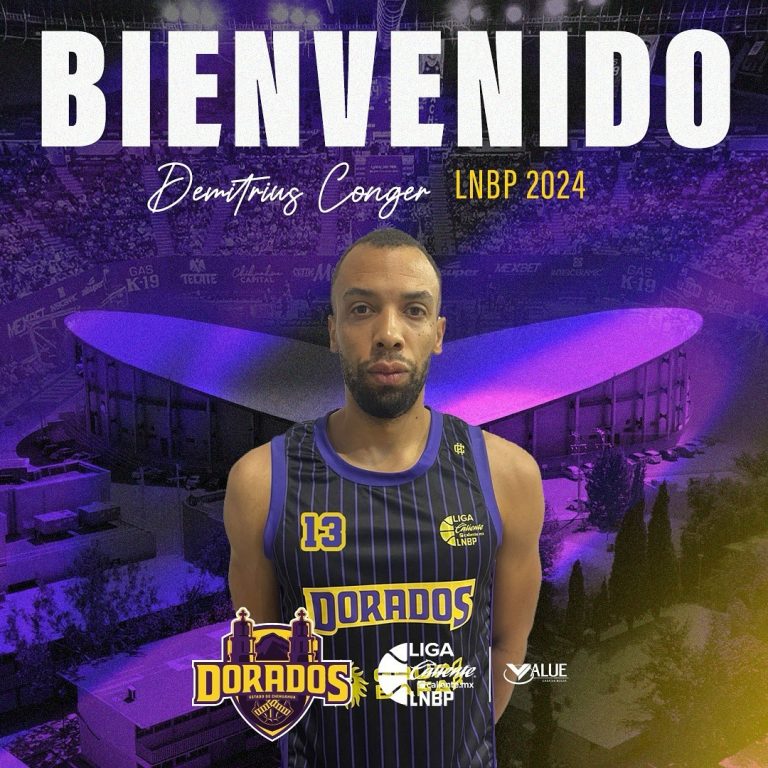 Demitrius Conger nuevo jugador de Dorados