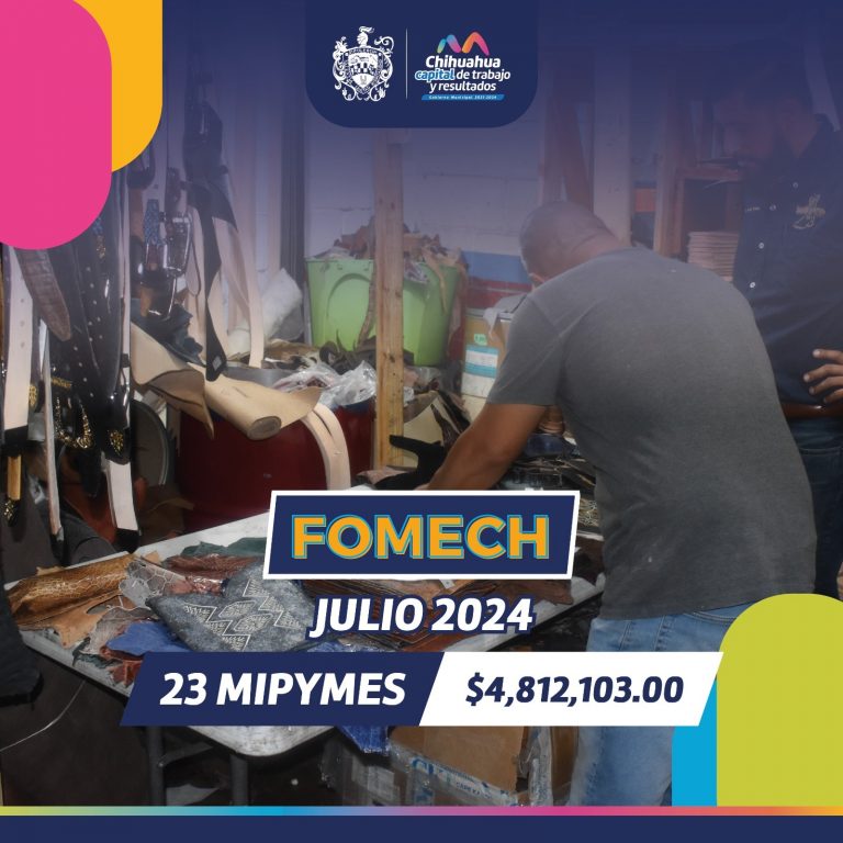 Entrega Municipio mediante FOMECH, más de 4 millones 800 mil pesos a emprendedores durante julio