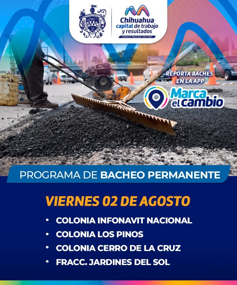 Atenderán colonias de la Capital con bacheo