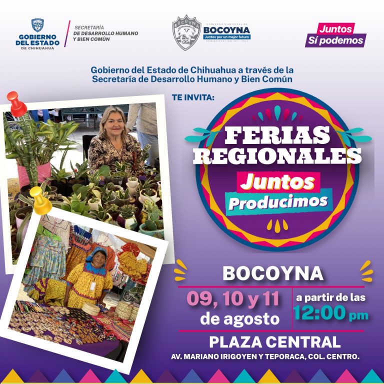 Invitan a la feria “Juntos Producimos” de Bocoyna que reunirá a más de 50 productores