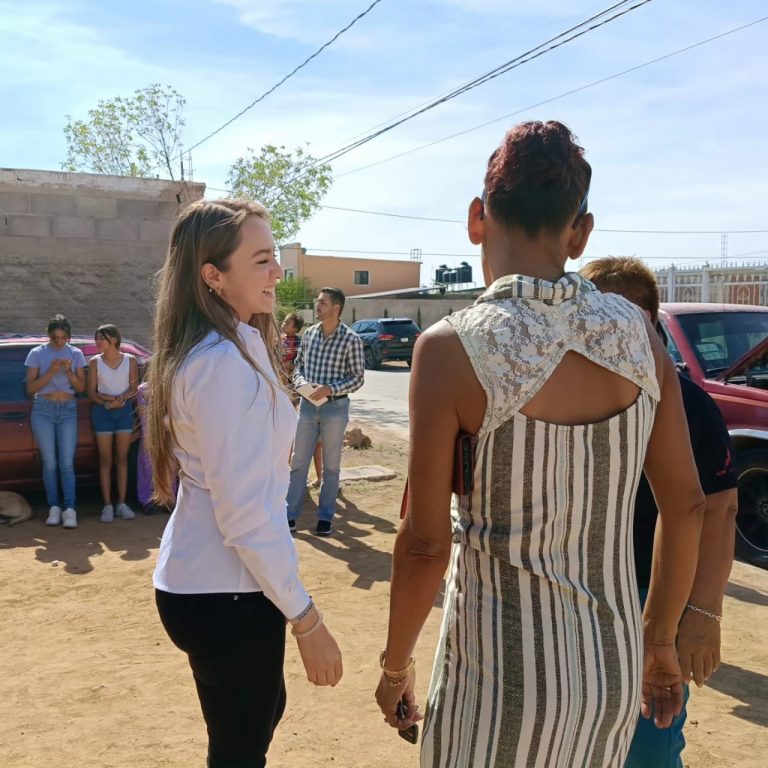 Destaca Carla Rivas proyecto de mejoramiento de agua en la Colonia Las Cruces