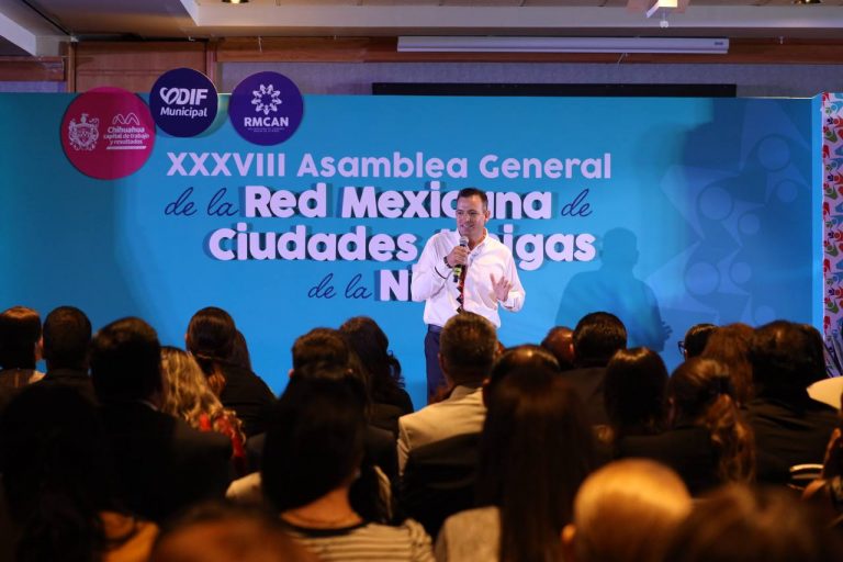 En Chihuahua trabajamos por la familia, expone alcalde Bonilla políticas públicas a ciudades amigas de la niñez