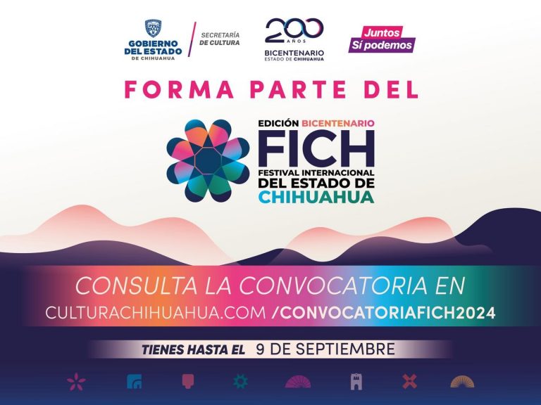 Invita Cultura al talento artístico y cultural formar parte del FICH 2024 edición Bicentenario