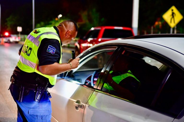Despliega SSPE operativo de alcoholemia en bulevar Juan Pablo II