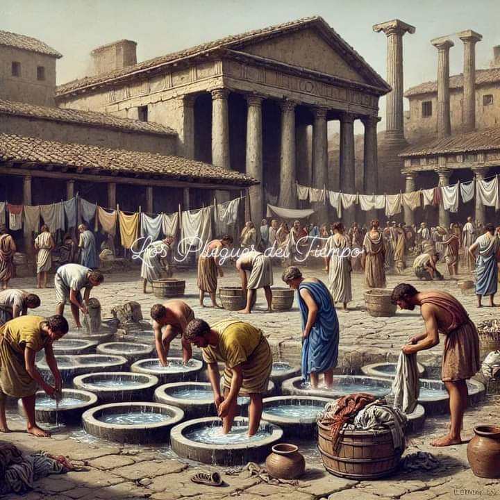 ¿Sabías que los romanos limpiaban su ropa con orina?