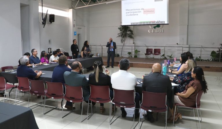 Recibe CEDH capacitación del IEE en materia de Participación Ciudadana