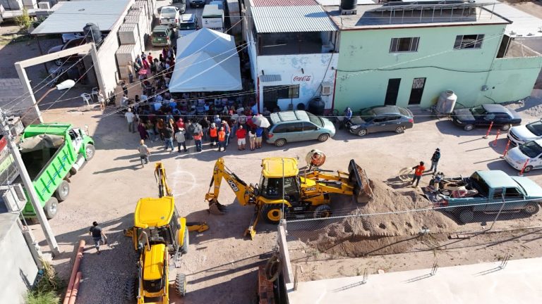 Arranca JMAS Chihuahua trabajos para llevar drenaje a la colonia Puerta de Alcalá