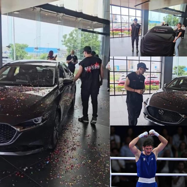 Mazda le cumple al boxeador Marco Verde