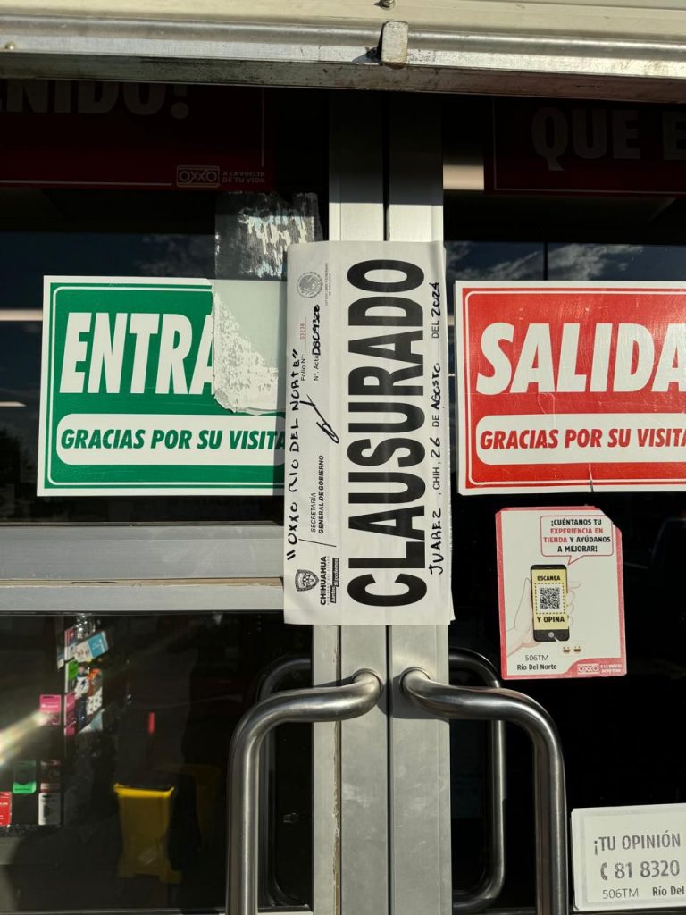 Clausura Gobernación Estatal 18 establecimientos en la última semana