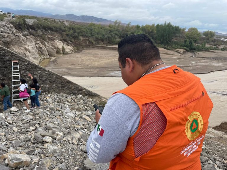 Cierran tramo carretero Ojinaga- Coyame tras daños generados por lluvias
