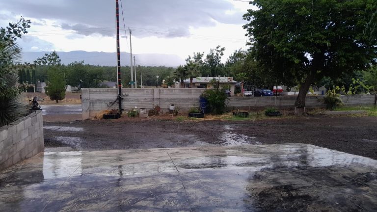 Mantienen monzón mexicano y sistema frontal presencia de lluvias en el estado