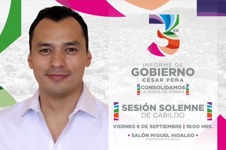 Este viernes, el Alcalde Peña entregará su Tercer Informe de Gobierno