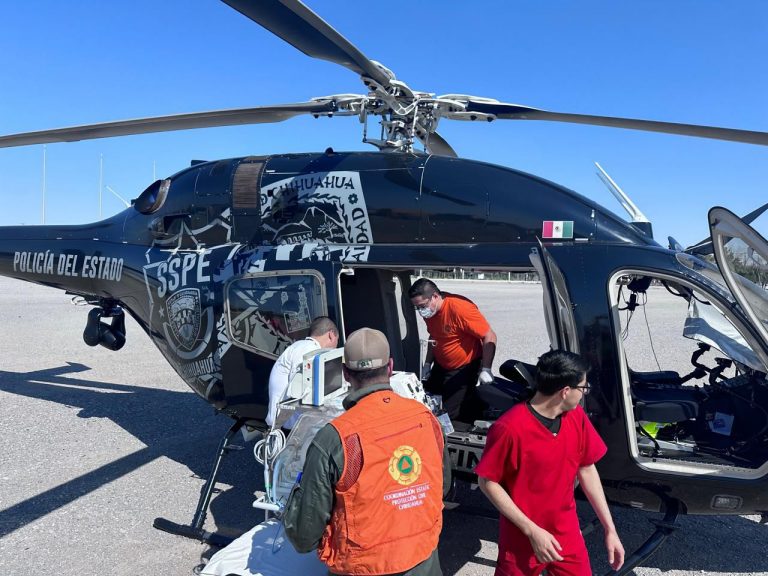 Activan operativo aéreo para atender a recién nacido