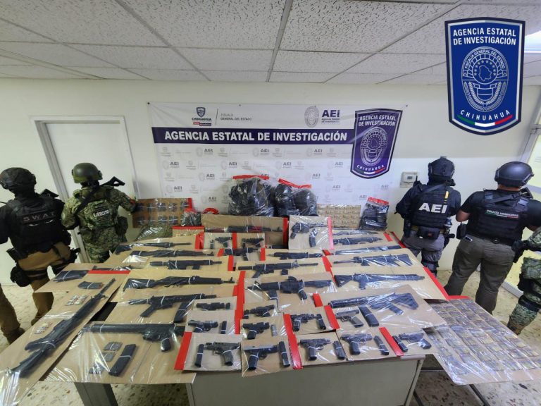Vinculan a proceso a detenidos con un arsenal en fraccionamiento de Chihuahua