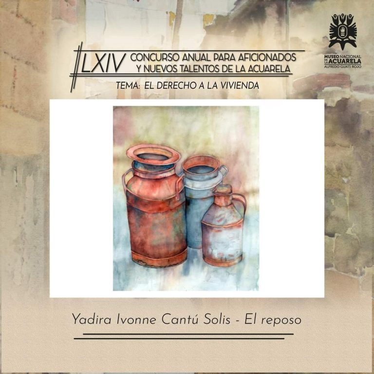 Exhiben obra de artista chihuahuense en Museo Nacional de Acuarela «Alfredo Guati Rojo»