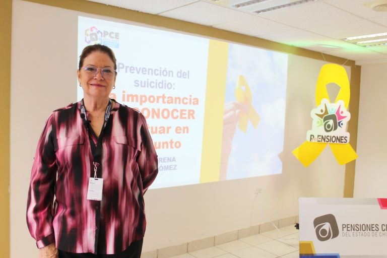 Concientiza Pensiones Civiles a 120 personas sobre la prevención del suicidio