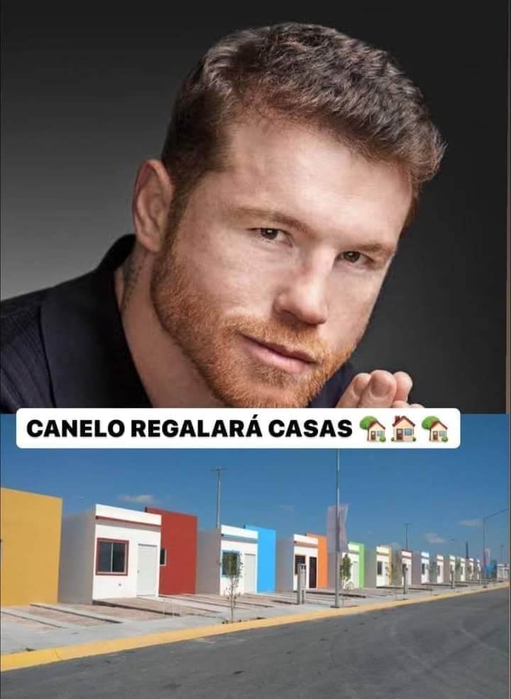 Canelo invierte 70 millones de dólares en la construcción de viviendas para los menos afortunados en México