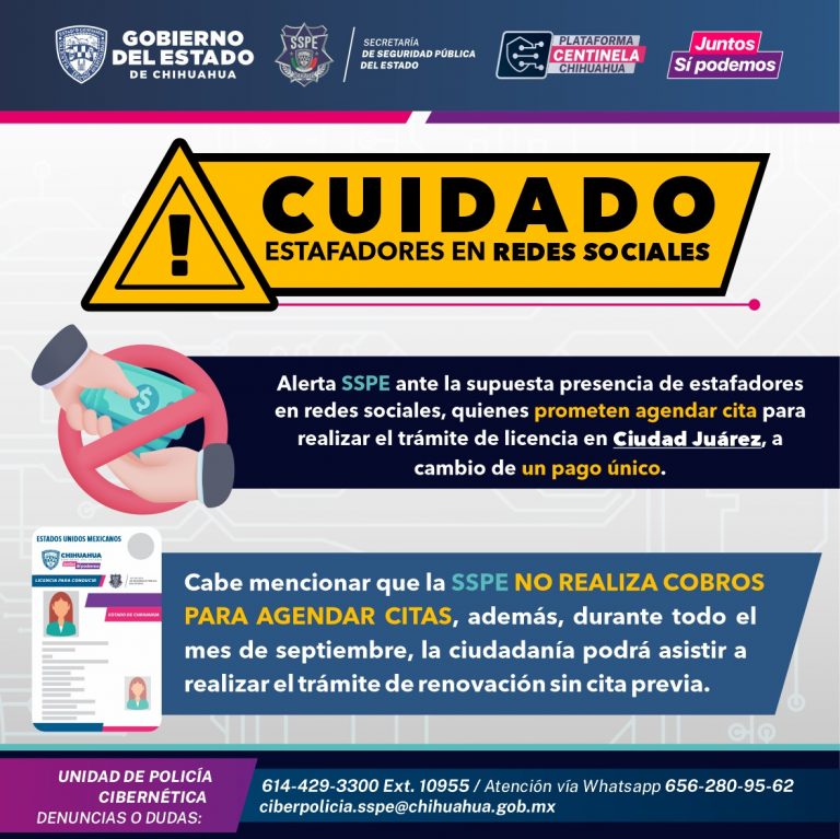 Alertan por presunta estafa en agendas de citas de licencias