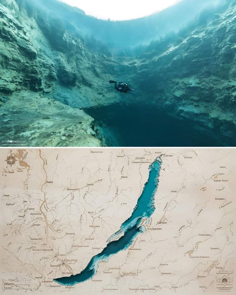 El lago Baikal, la grieta más profunda