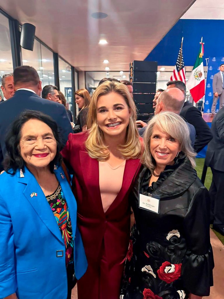 Presume Maru Campos a Chihuahua ante Jill Biden, primera dama de Estados Unidos