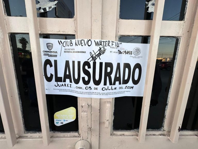 Clausura Gobernación Estatal 23 establecimientos en la última semana