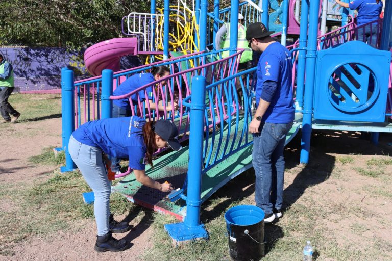 Renuevan parque Elena Arizmendi en colonia Alianza Popular