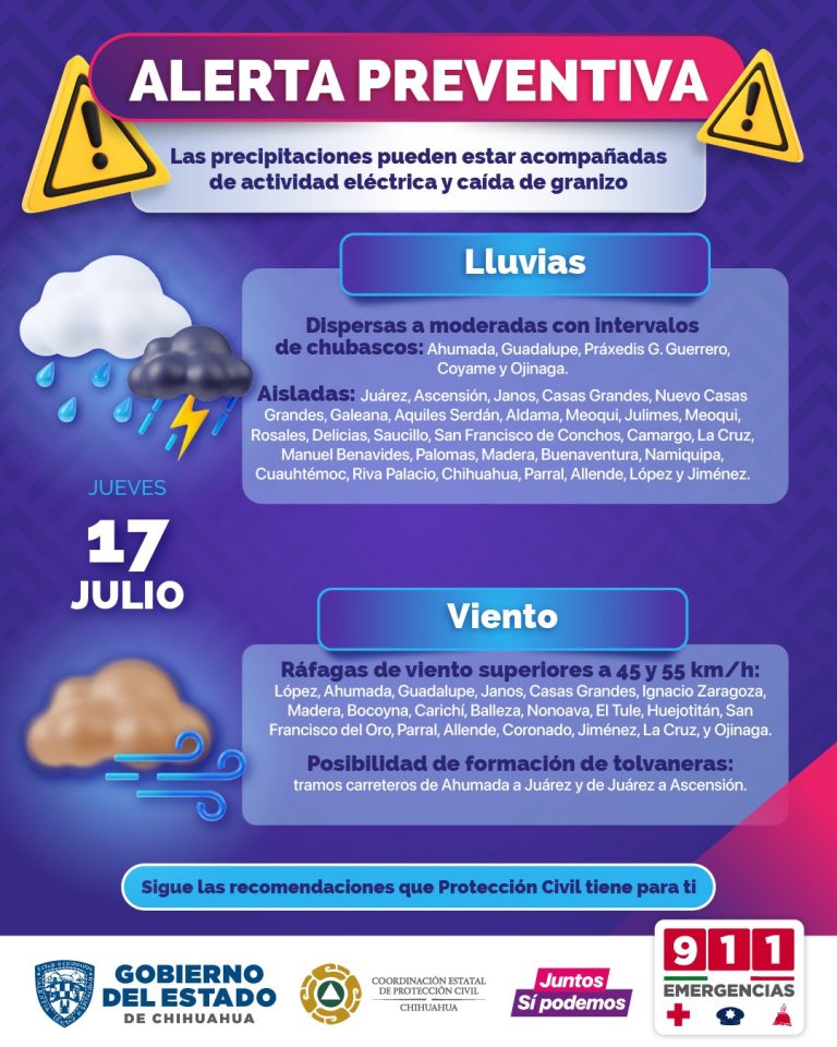 Se esperan lluvias por frente frío 5