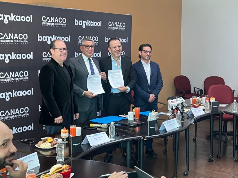 Colaborarán Bankaool y Canaco en pro de MIPYMES chihuahuenses