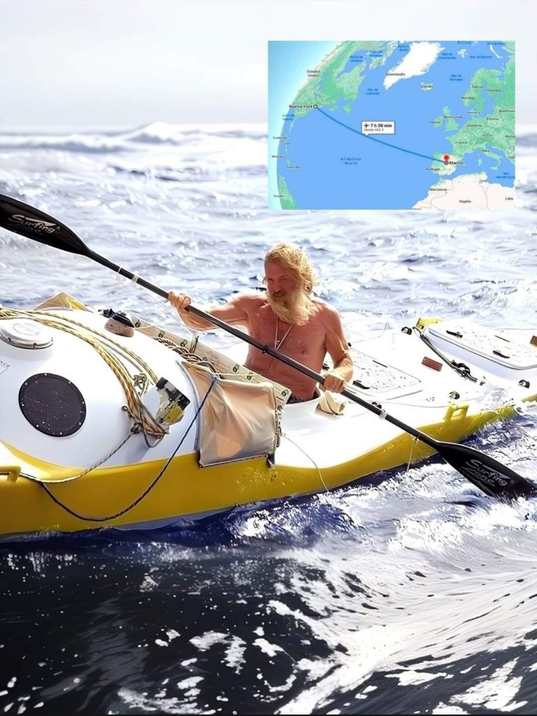 Un polaco fue pionero en cruzar el Atlántico a remo