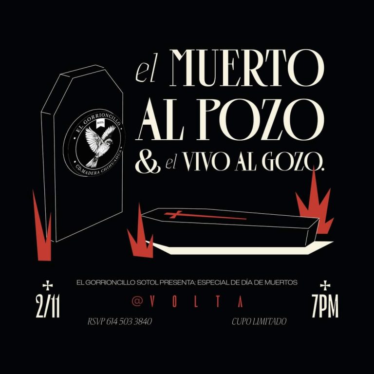 El sabor del Sotol El Gorrioncillo estará en Mictlán