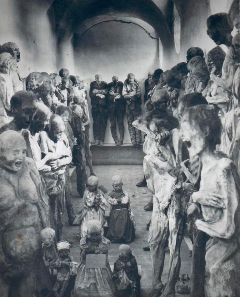 La terrorífica imagen de las momias de Guanajuato