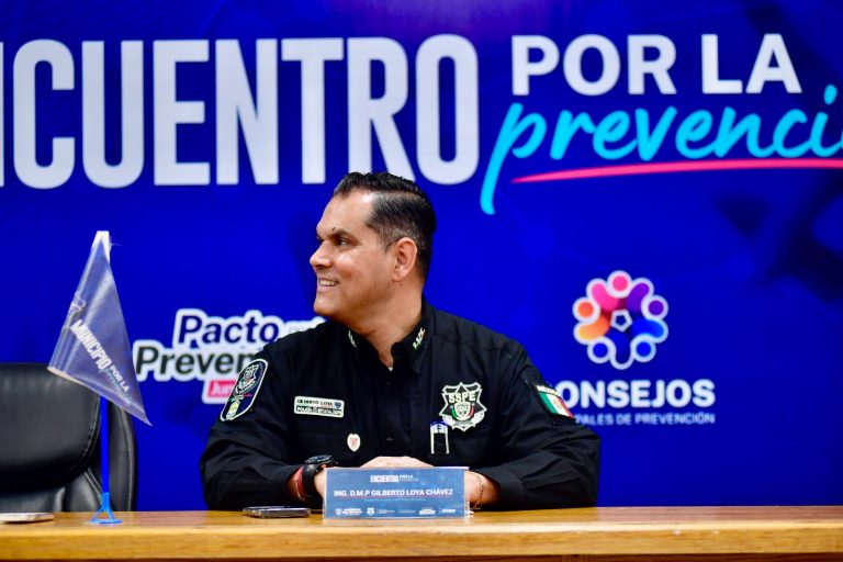 Dirige Secretario de Seguridad Pública jornada de prevención del delito en Meoqui