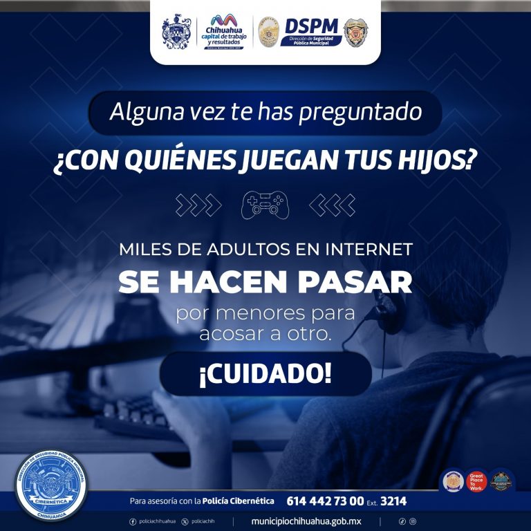 ¿Sabes con quién juegan tus hijos en línea?