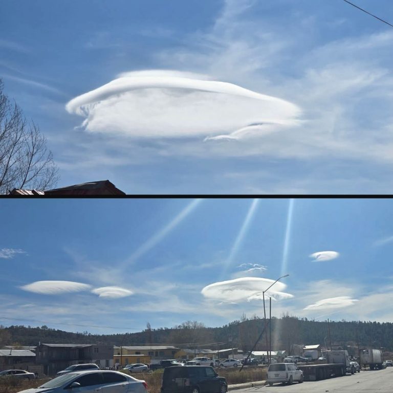 Se viralizan extrañas nubes captadas en la Tarahumara