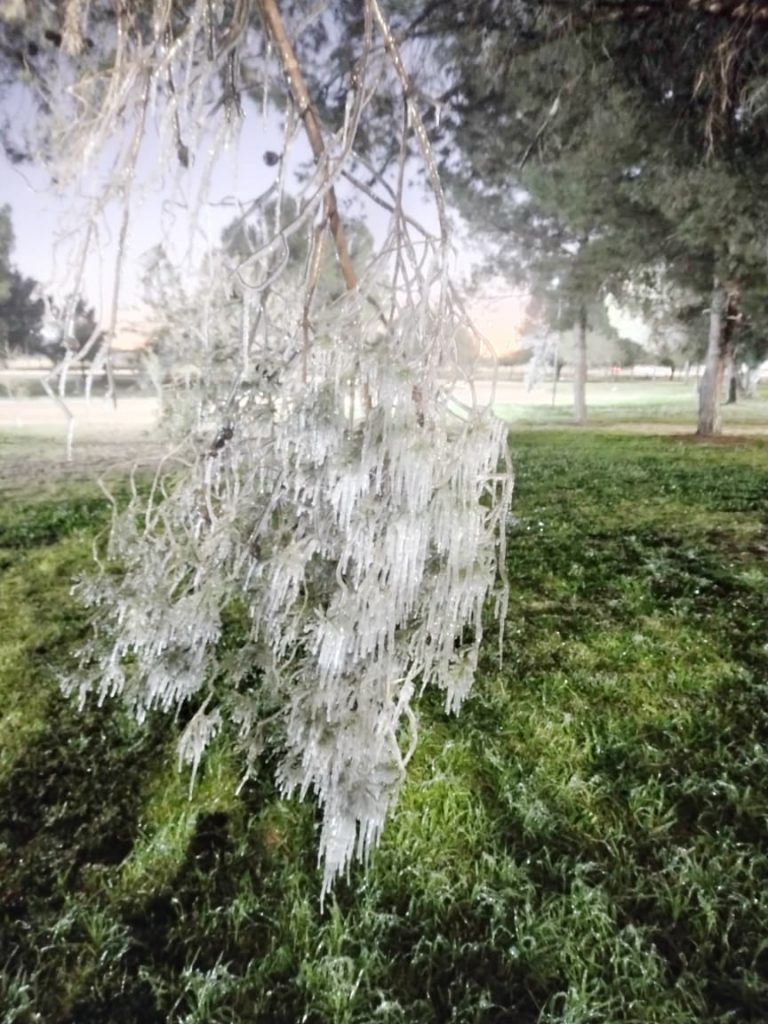 Dejan heladas panorama espectacular