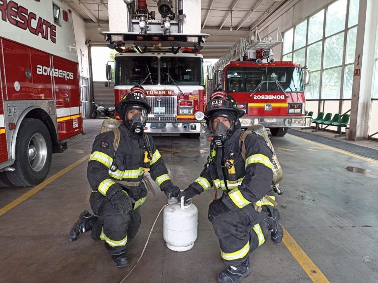 ¡Cuidado con sobrecargar los cilindros de gas!