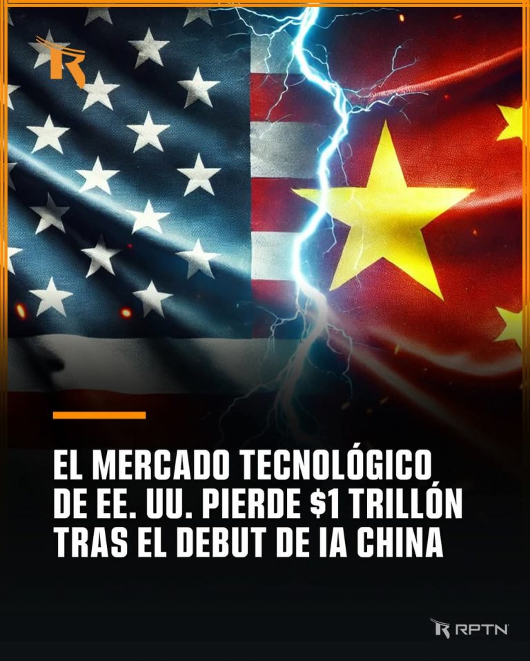 Pierde USA 1 trillón por llegada de IA china