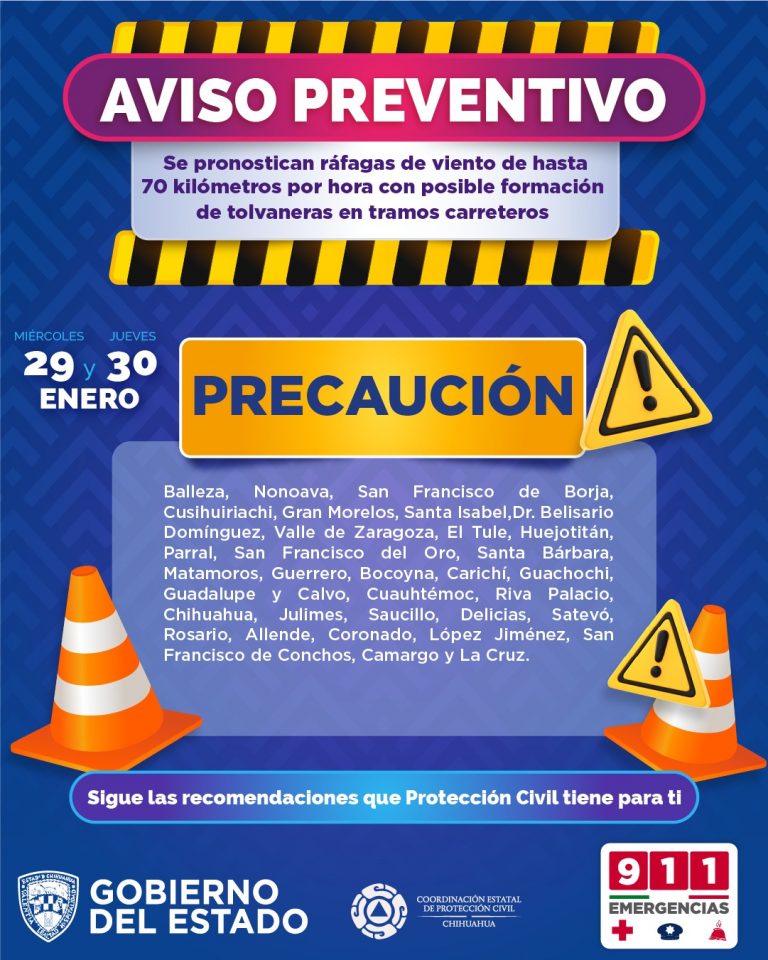 Vuelven las bajas temperaturas y los fuertes vientos