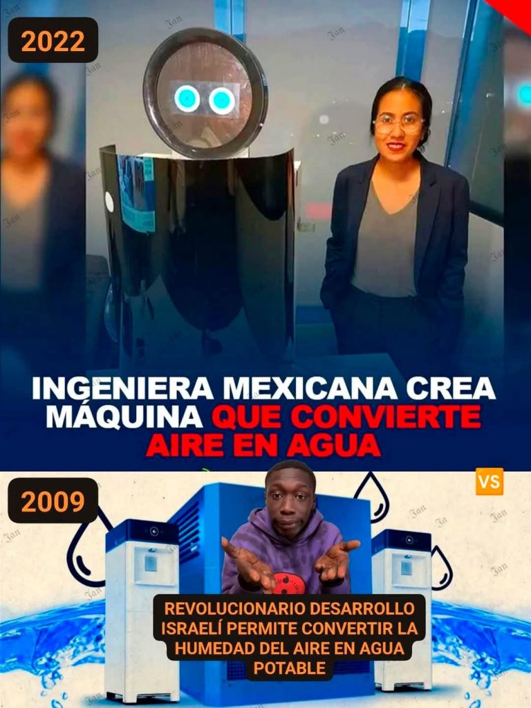 Ingeniera mexicana evoluciona generador de agua atmosférica