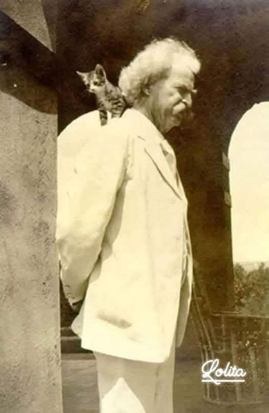 Mark Twain, un escritor loco por los gatos