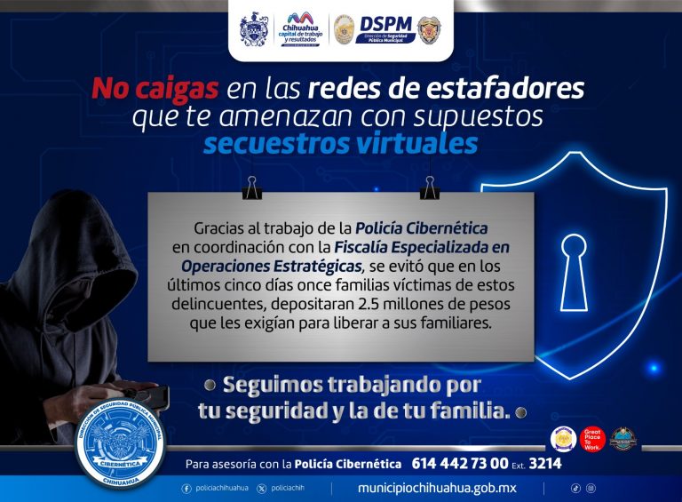 Frenan policías estafas por supuestos secuestros virtuales