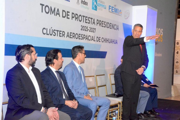 Asume Mario Enríquez presidencia del Clúster Aeroespacial de Chihuahua