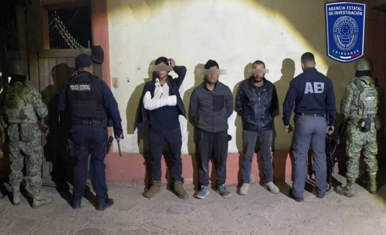 Caen en Guachochi tres vinculados con homicidio de chofer de plataforma