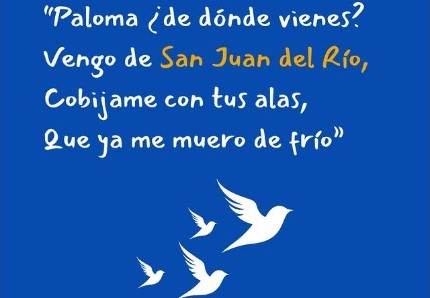 ¿Paloma de dónde vienes?