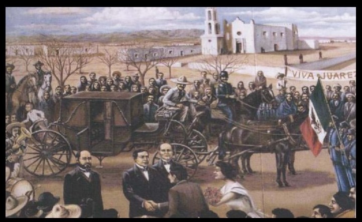 Benito Juárez en el Paso del Norte