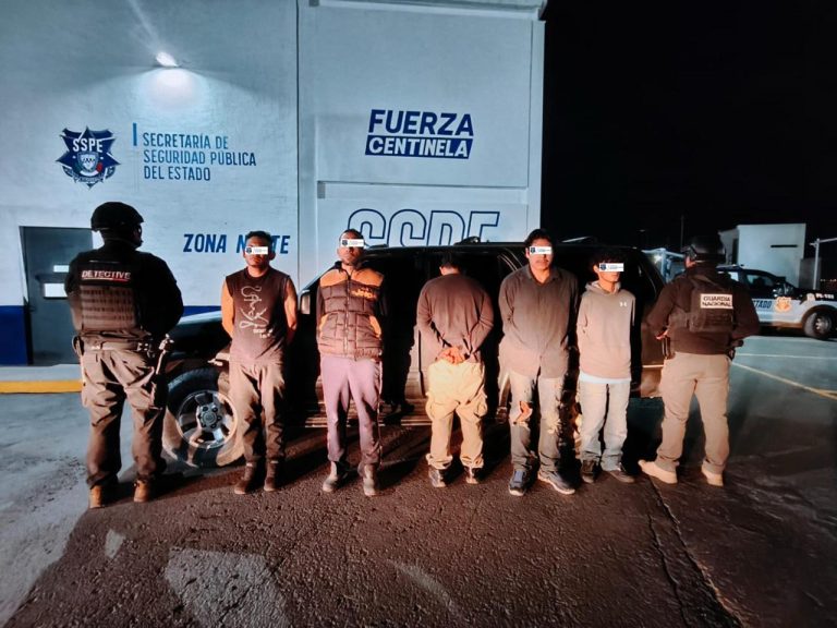 Caen cinco sujetos vinculados a lesiones por arma de fuego en Ciudad Juárez