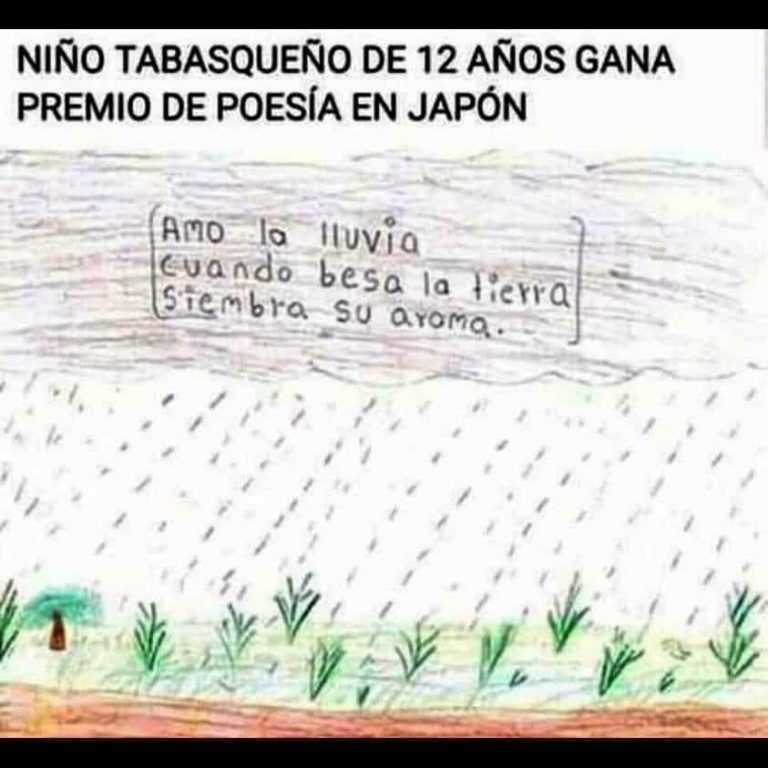 Ganó niño mexicano premio de poesía en Japón