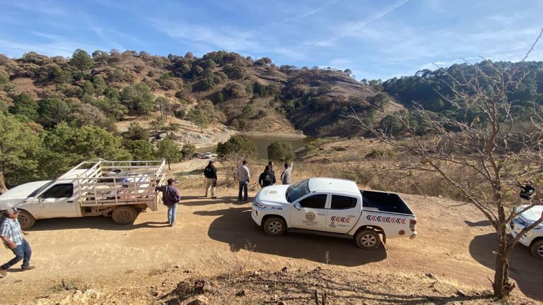 Van con todo para controlar incendio en Moris
