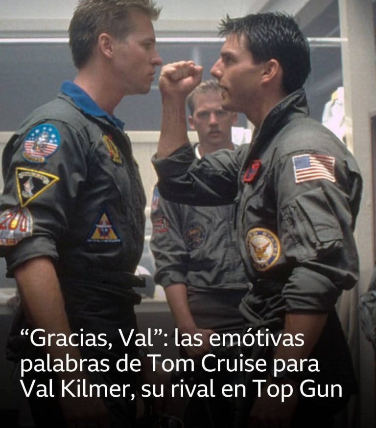 Tom Cruise rinde homenaje a Val Kilmer