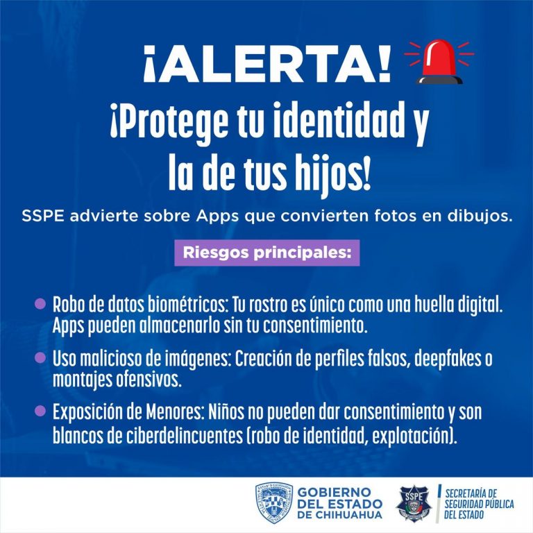 Advierte SSPE sobre riesgos de convertir fotos en dibujos animados